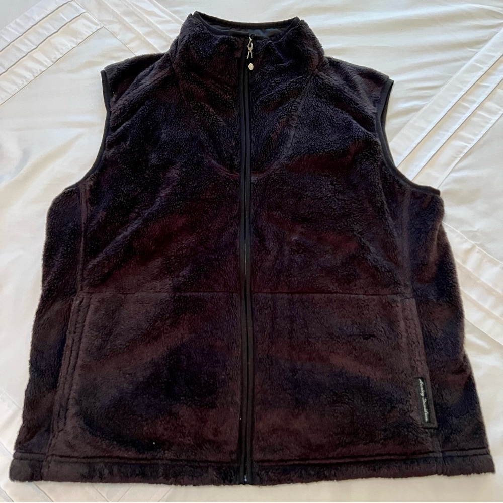 Black Harley Davidson Zip Up Vest